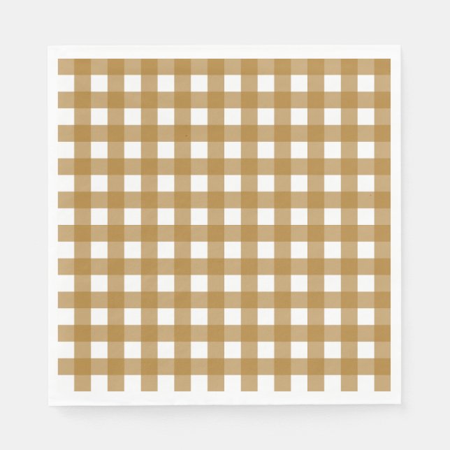 Vichy Sien Serviette (Vorderseite)