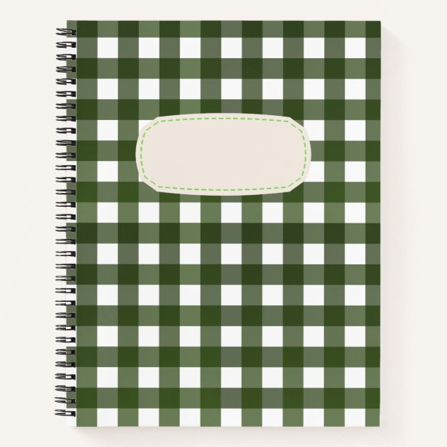 Vichy Vert d’Alsace Notizbuch (Vorderseite)