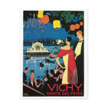 Vichy Vintag French Travel Poster