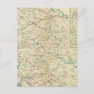 Vicinity Richmond, Va, Halbinsel Postkarte