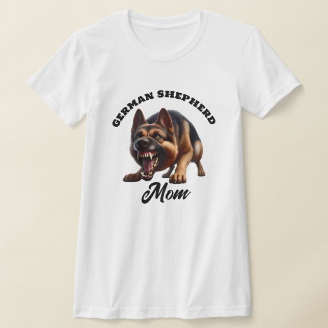 Vicious German Shepherd Mama T-Shirt (Ablage )