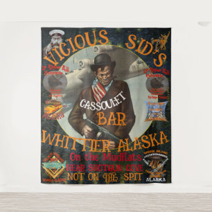 VICIOUS SID'S CASSOULET BAR WHITTIER ALASKA WANDTEPPICH