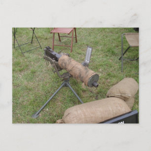 Vickers Gun Postkarte
