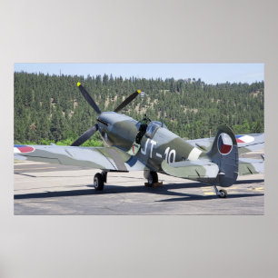 VICKERS SPITPFIRE auf STANDBY Poster