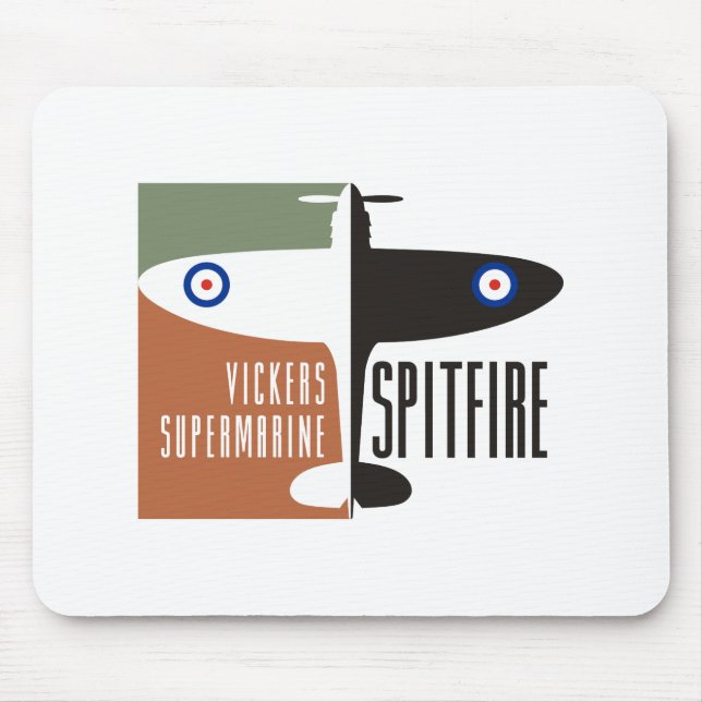 vickers supermarine Spitfire Mousepad (Vorne)