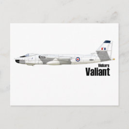 Vickers Valiant Postkarte