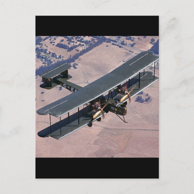 Vickers, Vimy Replik, 1994_Classic Aviation Postkarte (Vorderseite)