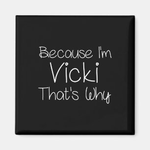 Vicki Lustiger personalisierter Geburtstag Frauen  Magnet