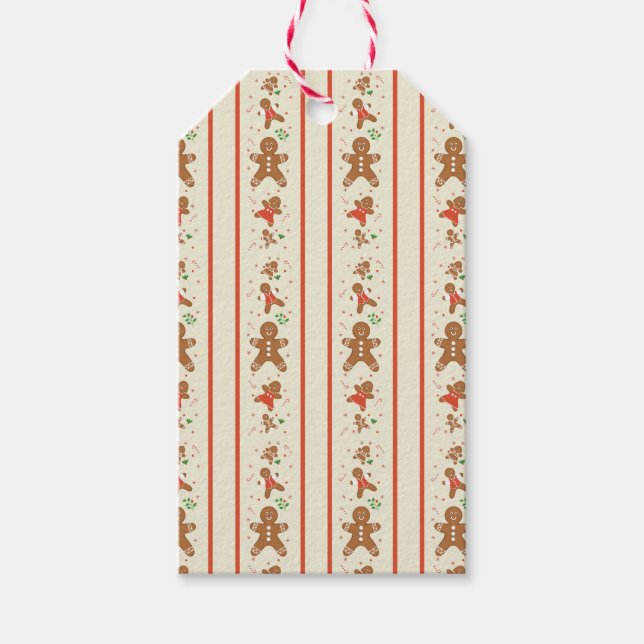 Vickie’s Gingerbread-Parade-Creme Geschenkanhänger (Vorderseite)