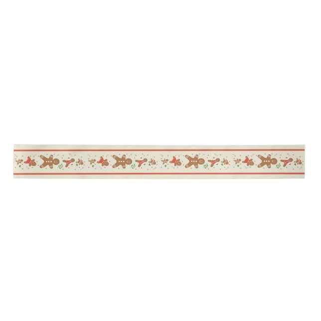 Vickies Ingwerbrot-Parade-Creme Satinband (Vorderseite)