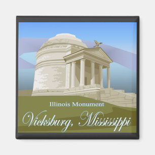 Vicksburg, Mississippi-Hündchen-Magnet Magnet