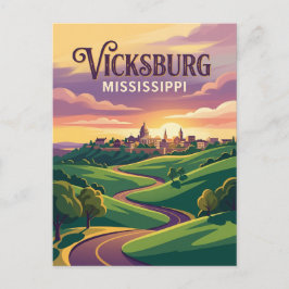 Vicksburg Mississippi Postkarte
