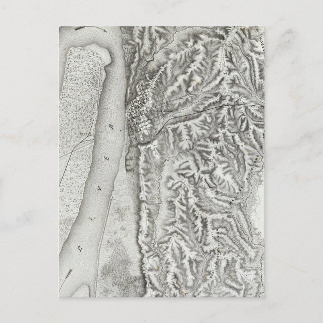 Vicksburg, Missouri Postkarte (Vorderseite)