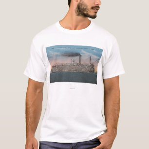 Vicksburg, Mitgliedstaat - Ansicht des Bootes mit T-Shirt