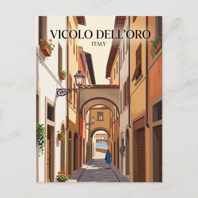 Vicolo dell'Oro Italien Postkarte (Vorderseite)