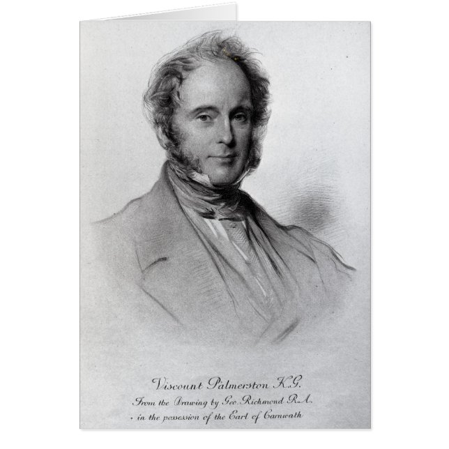 Vicomte Palmerston, graviert vom (Vorne)