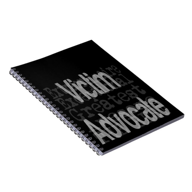 Victim Advocate Extraordinaire Notebook Notizblock (Rechte Seite)