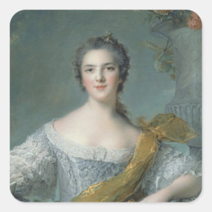 Victoire de France, Fontevrault, 1748 Quadratischer Aufkleber
