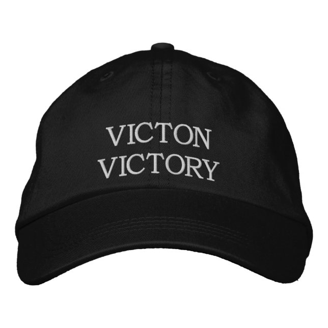 Victon Victory bestickter Hut (Vorderseite)