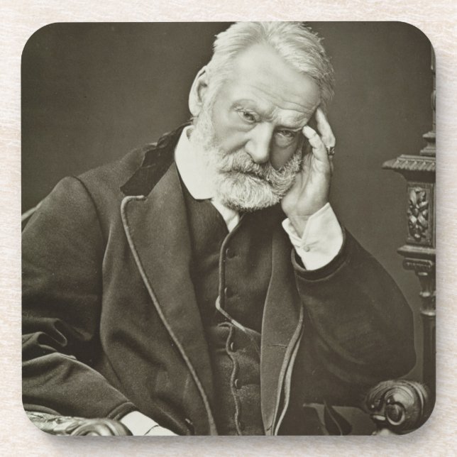 Victor Hugo (1802-85), von 'Galerie Contemporaine Getränkeuntersetzer (Vorderseite)