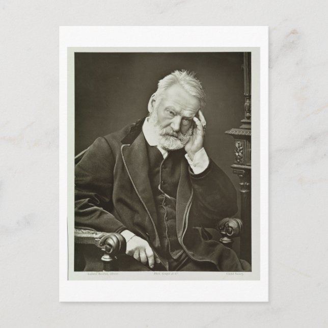 Victor Hugo (1802-85), von "Galerie Contemporaine" Postkarte (Vorderseite)