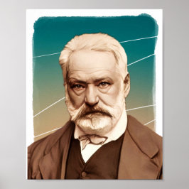 Victor Hugo Illustrator Poster