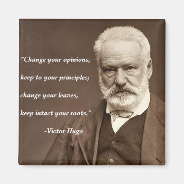 Victor Hugo Quote Magnet (Vorne)