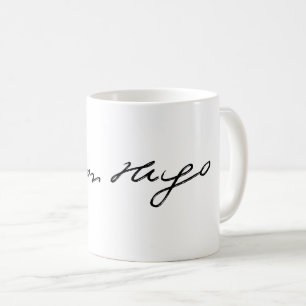 Victor Hugo Unterschrift Autogramm Schriftsteller Kaffeetasse