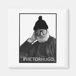 Victor- HugoHipster-Magnet Magnet