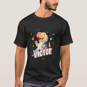 VICTOR - Niedlicher Name des Jungen mit niedlichem T-Shirt