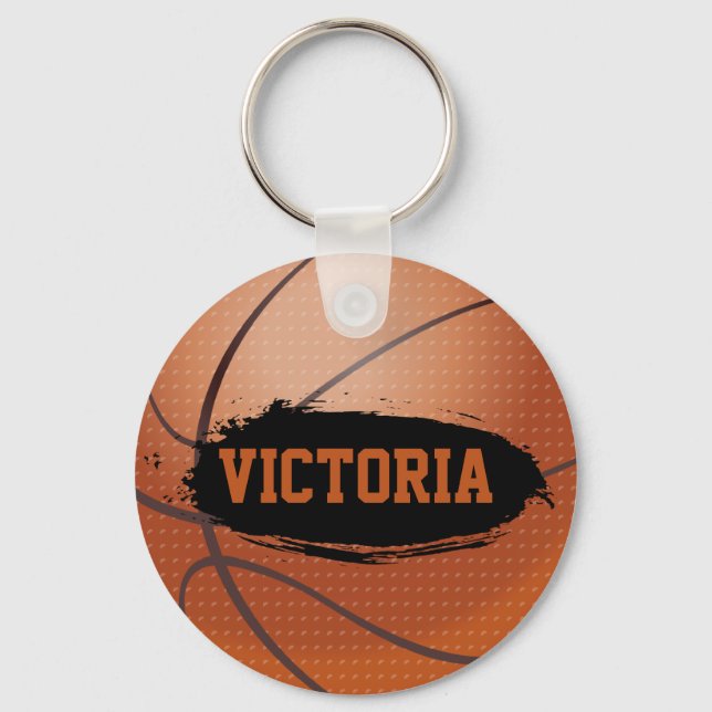 Victoria Basketball Schlüsselkette / Schlüsselring Schlüsselanhänger (Vorderseite)