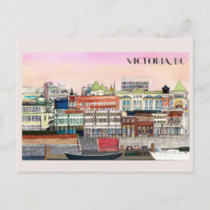 Victoria BC Metropolitan Travel Postcard Postkarte