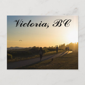 Victoria BC Sunset Postcard Postkarte