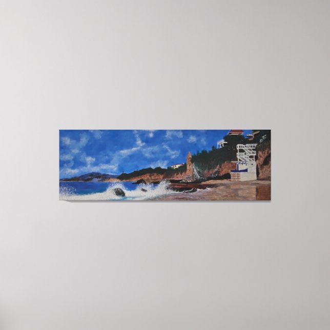 Victoria Beach Laguna Piratenturm Leinwanddruck (Vorderseite)