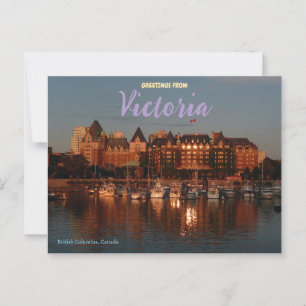 Victoria British Columbia Canada Postcard Postkarte