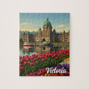 Victoria British Columbia Canada Travel Puzzle