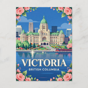 Victoria British Columbia Garden City 💎 Postkarte