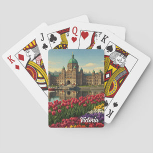 Victoria British Columbia Kanada Reise Spielkarten