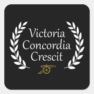 Victoria Concordia Crescity Arsenal Quadratischer Aufkleber
