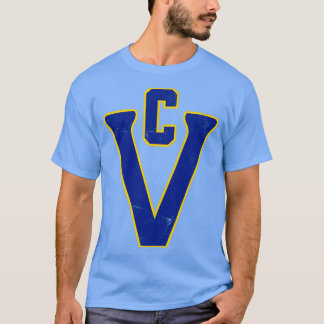 Victoria Cougars Vergilbter Distressed-Stil T-Shirt