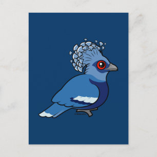 Victoria Crowned Pigeon Postkarte