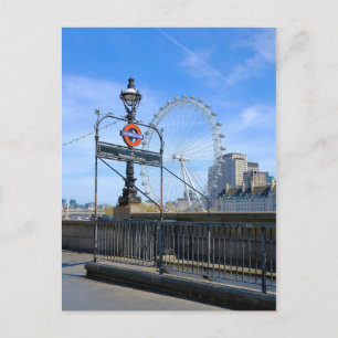Victoria Embankment, London UK Postcard Postkarte