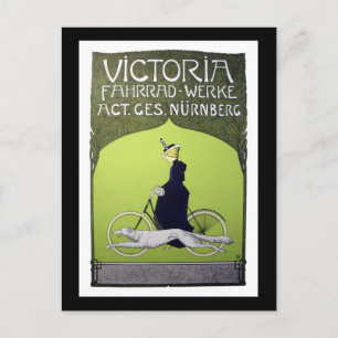 Victoria Fahrrad-Werke Vintage-Fahrrad Postkarte