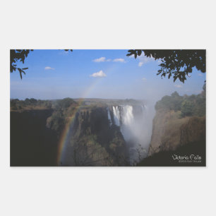 Victoria Falls 2 Rechteckiger Aufkleber