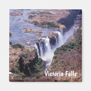 Victoria Falls aerial view - Simbabwe, Afrika Magnet