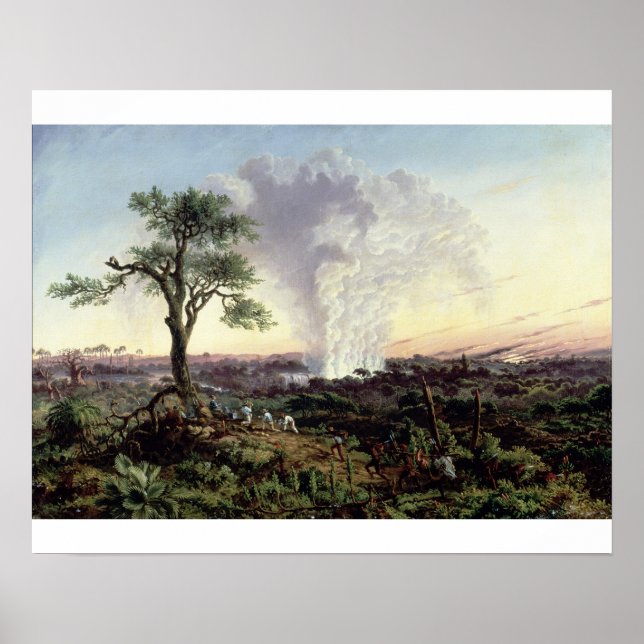 Victoria Falls at Sunrise, with 'The Smoke' oder ' Poster (Vorne)