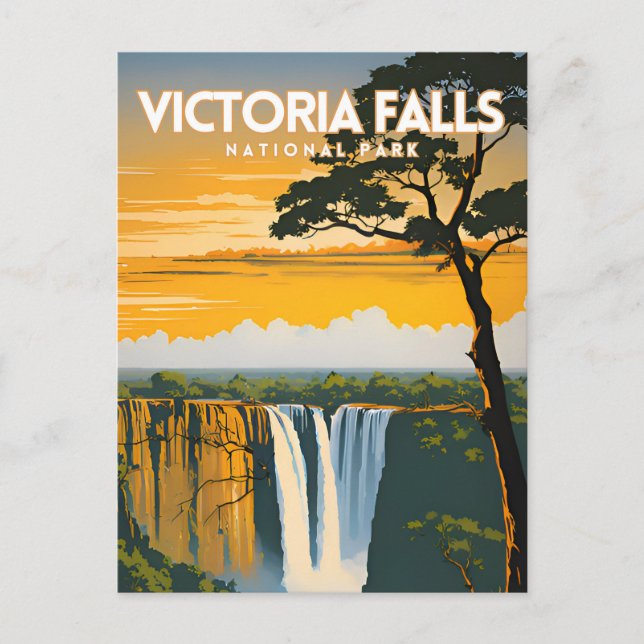 Victoria Falls National Park Postkarte (Vorderseite)