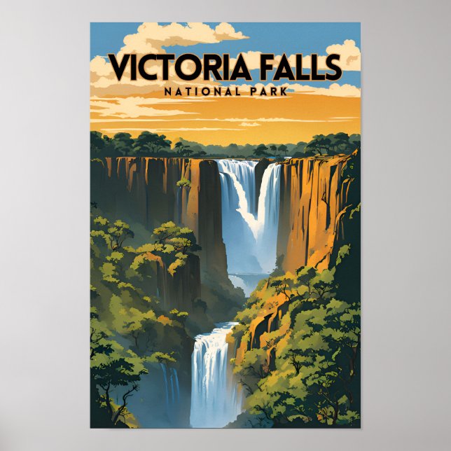 Victoria Falls National Park Traveler Poster (Vorne)