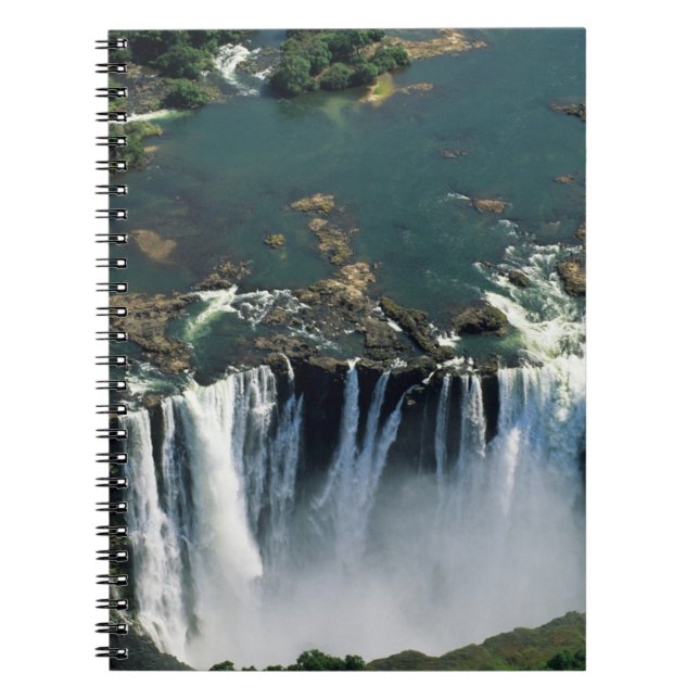Victoria Falls, Sambia bis zur Grenze zu Simbabwe. Notizblock (Vorderseite)