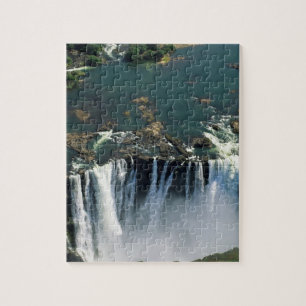 Victoria Falls, Sambia bis zur Grenze zu Simbabwe. Puzzle